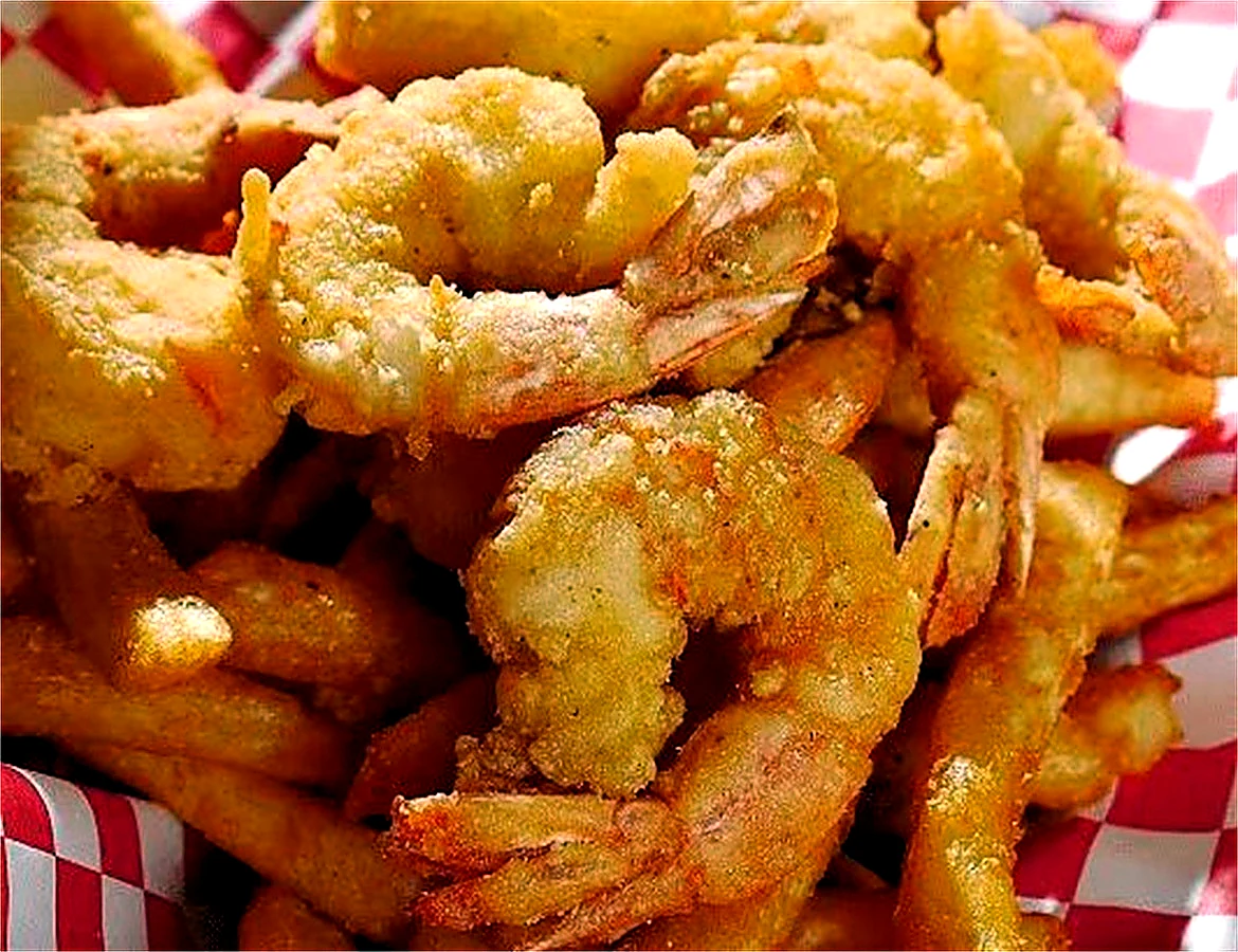 Fried Shrimp Basket at Juicy King Crab Express, Seafood Restaurant in Brooklyn